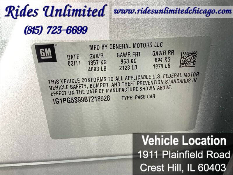 2011 Chevrolet Cruze LT