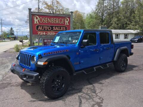 2021 Jeep Gladiator for sale at Rosenberger Auto Sales LLC in Markleysburg PA