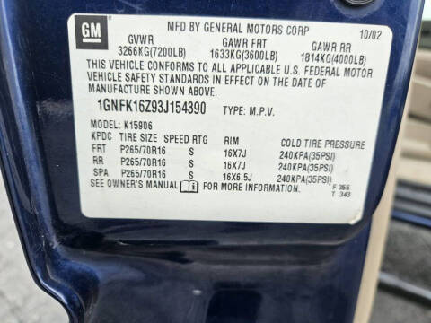 2003 Chevrolet Suburban 1500