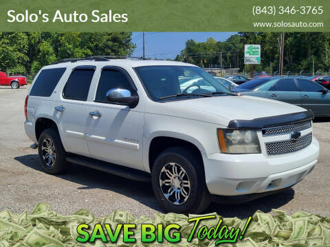 2008 Chevrolet Tahoe for sale at Solo's Auto Sales in Timmonsville SC
