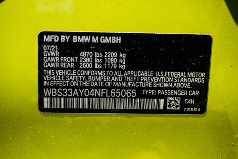 2022 BMW M3 Competition