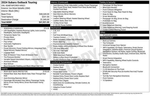 2024 Subaru Outback Touring