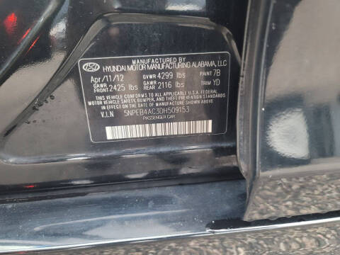 2013 Hyundai Sonata GLS