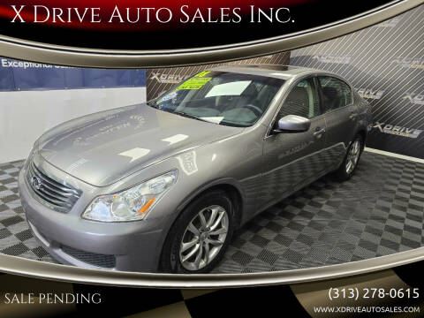 2009 Infiniti G37 Sedan for sale at X Drive Auto Sales Inc. in Dearborn Heights MI