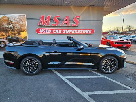 2022 Ford Mustang for sale at MSAS AUTO SALES in Grand Island NE