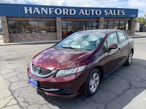 2013 Honda Civic for sale at Hanford Auto Sales in Hanford CA