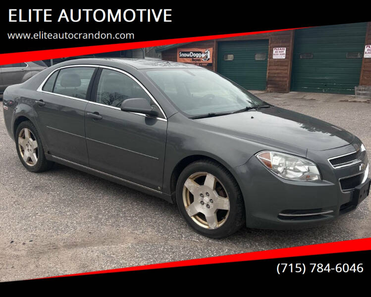 2009 Chevrolet Malibu for sale at ELITE AUTOMOTIVE in Crandon WI