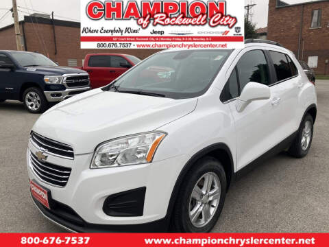 2016 Chevrolet Trax for sale at CHAMPION CHRYSLER CENTER in Rockwell City IA
