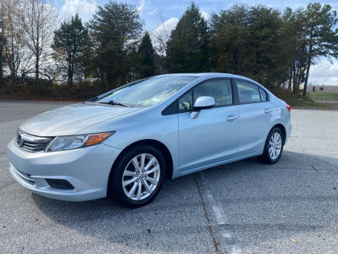 2012 Honda Civic for sale at Triple A's Motors in Greensboro NC
