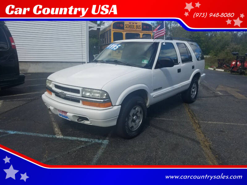 2002 Chevrolet Blazer for sale at Car Country USA in Augusta NJ
