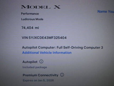 2021 Tesla Model X Performance