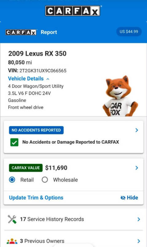 2009 Lexus RX 350