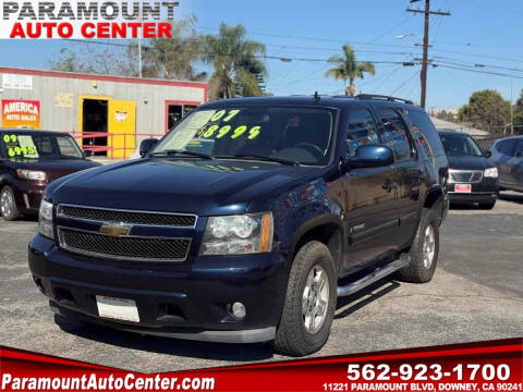 2007 Chevrolet Tahoe for sale at PARAMOUNT AUTO CENTER in Downey CA