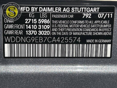 2012 Mercedes-Benz S-Class S 550 4MATIC