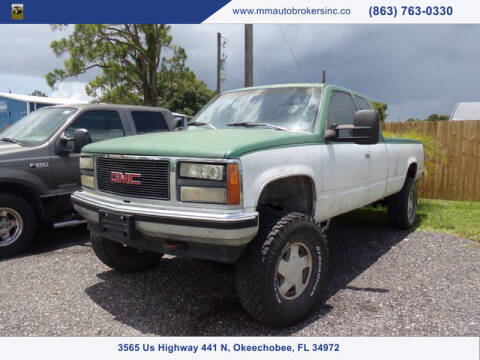 1990 Chevrolet C/K 2500 Series for sale at M & M AUTO BROKERS INC in Okeechobee FL