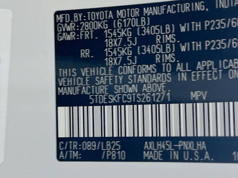 2026 Toyota Sienna Platinum 7-Passenger