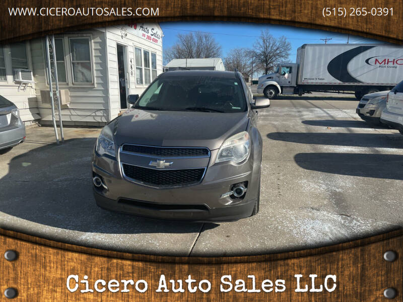 2012 Chevrolet Equinox for sale at Cicero Auto Sales LLC in Des Moines IA