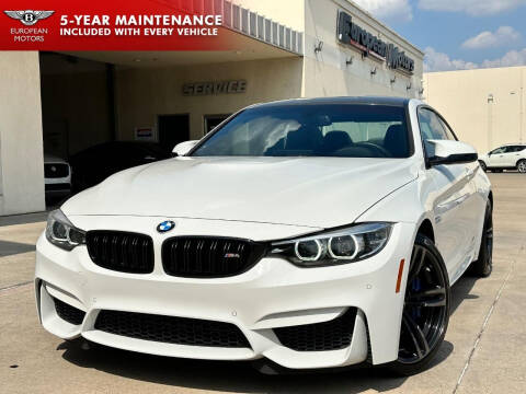 2018 BMW M4 for sale at European Motors Inc in Plano TX