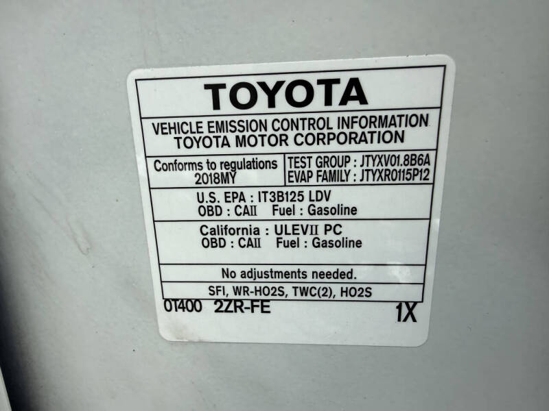2018 Toyota Corolla LE