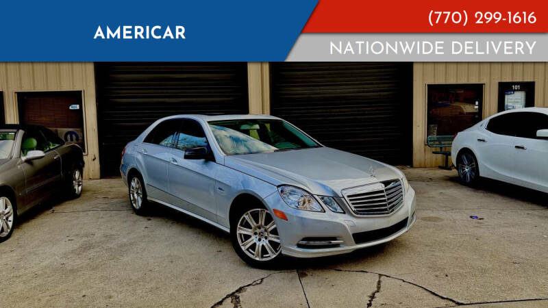 2012 Mercedes-Benz E-Class for sale at Americar in Duluth GA