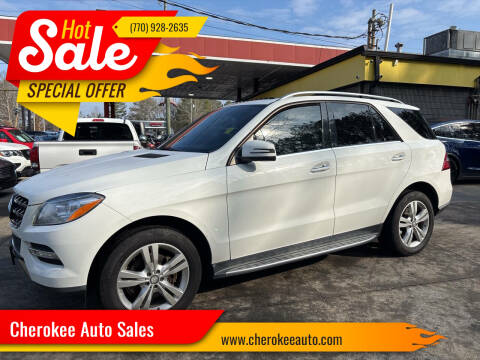 2015 Mercedes-Benz M-Class for sale at Cherokee Auto Sales in Acworth GA
