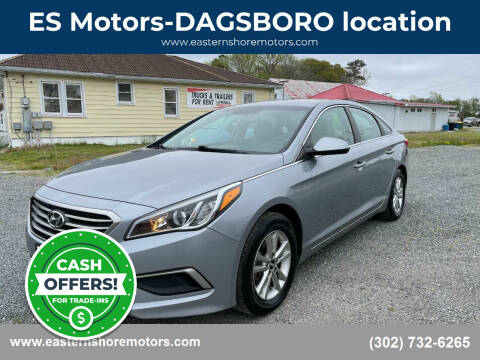 2016 Hyundai Sonata for sale at ES Motors-DAGSBORO location in Dagsboro DE