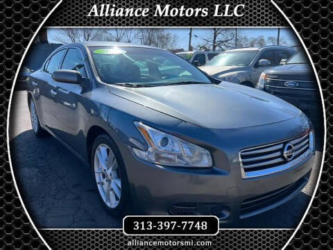 2014 Nissan Maxima for sale at Alliance Motors in Detroit MI