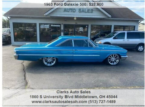 1963 Ford Galaxie 500 for sale at Clarks Auto Sales in Middletown OH