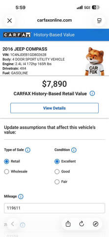 2016 Jeep Compass High Altitude