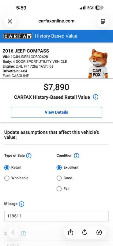 2016 Jeep Compass High Altitude