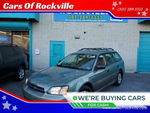 2003 Subaru Outback for sale at Cars Of Rockville in Rockville MD