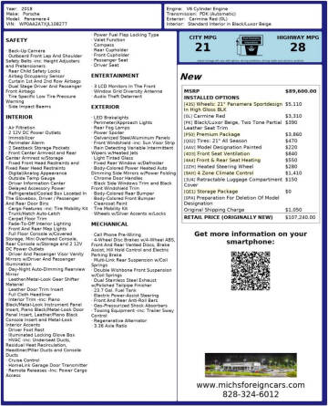 2018 Porsche Panamera 4