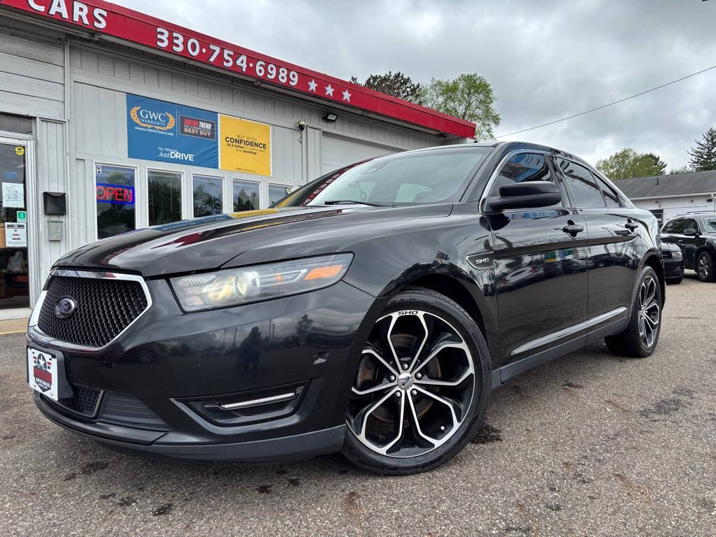 Black 2013 Ford Taurus SHO AWD SHO 4dr Sedan 1