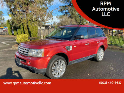 2009 Land Rover Range Rover Sport for sale at RPM Automotive LLC in Portland OR