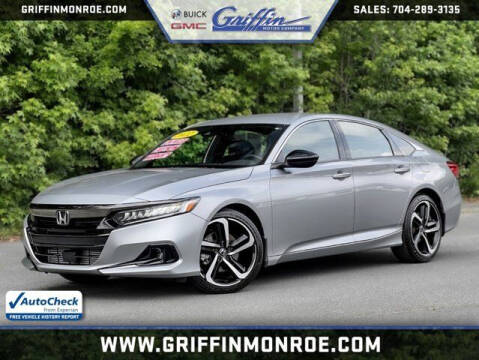 2022 Honda Accord for sale at Griffin Buick GMC in Monroe NC