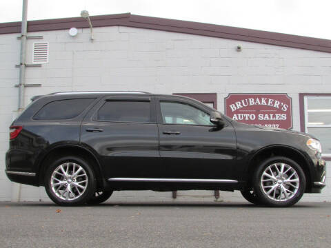 2016 Dodge Durango for sale at Brubakers Auto Sales in Myerstown PA