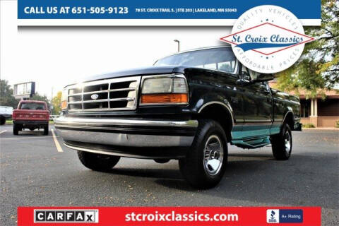 1995 Ford F-150 for sale at St. Croix Classics in Lakeland MN