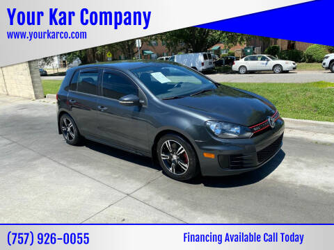 2013 Volkswagen GTI for sale at Your Kar Company in Norfolk VA