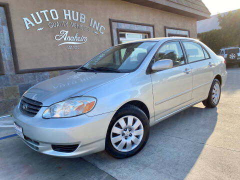 2004 Toyota Corolla for sale at Auto Hub, Inc. in Anaheim CA
