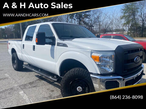 2015 Ford F-250 Super Duty for sale at A & H Auto Sales in Greenville SC