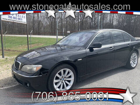 2008 BMW 7 Series for sale at Stonegate Auto Sales in Cleveland GA