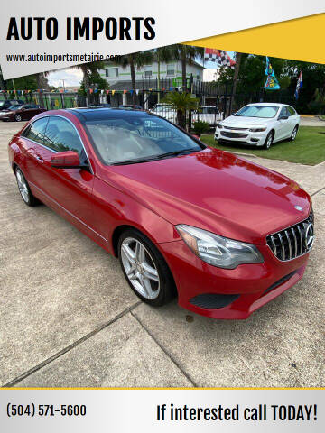 2014 Mercedes-Benz E-Class for sale at AUTO IMPORTS in Metairie LA