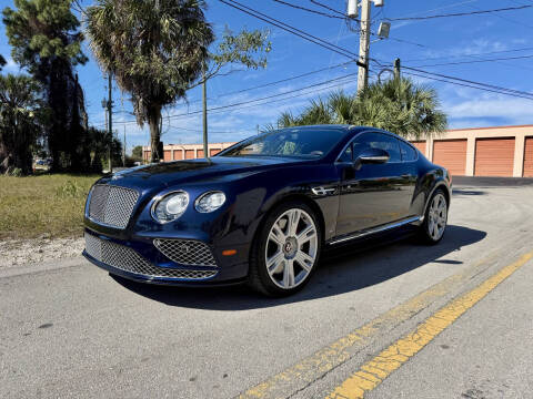 2016 Bentley Continental for sale at American Classics Autotrader LLC in Pompano Beach FL