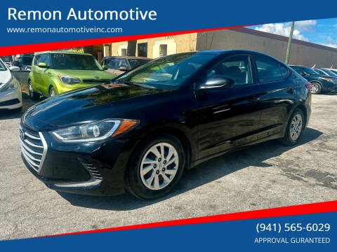 2017 Hyundai Elantra for sale at Remon Automotive in Saint Petersburg FL