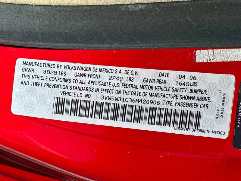 2006 Volkswagen New Beetle 2.5