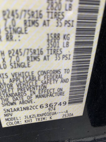 2012 Nissan Pathfinder S