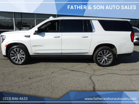 2021 GMC Yukon XL for sale at Father & Son Auto Sales in Dearborn MI