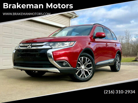 2016 Mitsubishi Outlander for sale at Brakeman Motors in Painesville OH