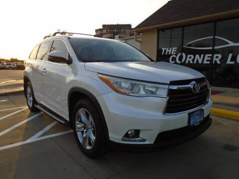 2016 Toyota Highlander for sale at Cornerlot.net in Bryan TX