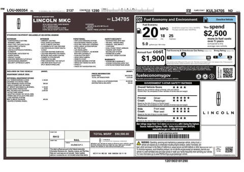 2019 Lincoln MKC Reserve